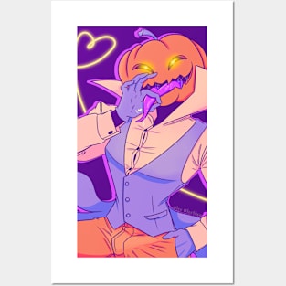 Jack O'Lantern wants a date Posters and Art